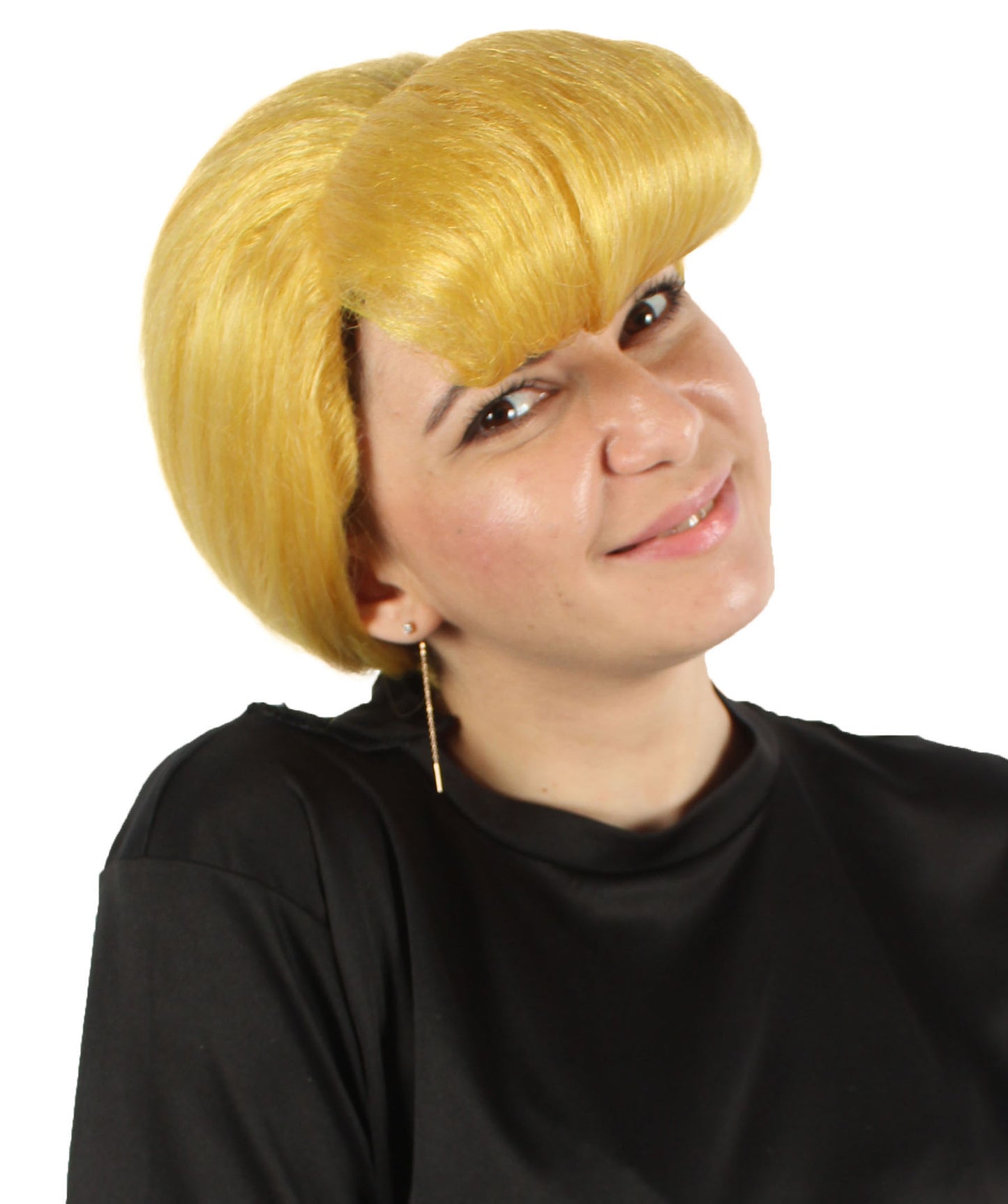 ハロウィンパーティプレミアムレディース H-5755 おもちゃアニメーション映画ゴールデンブロンドポニーテールウィッグ