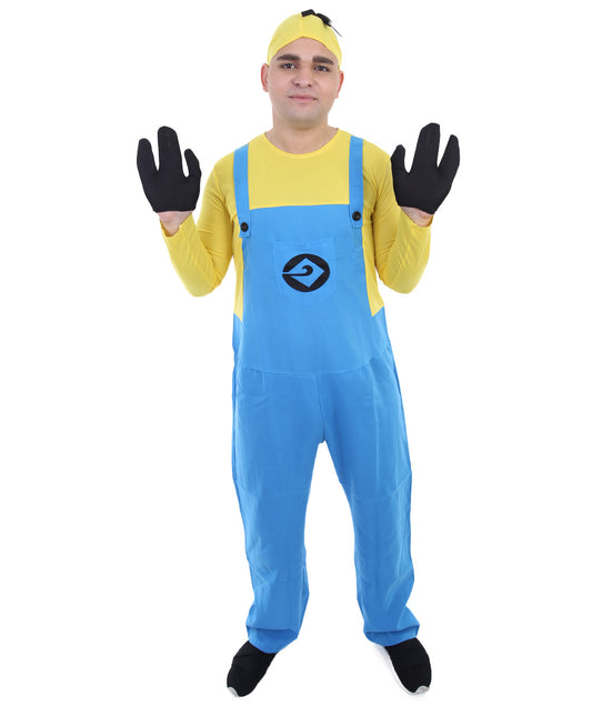 男性 JCP-055 の映画ケビン衣装 イエローとブルーハロウィンコスチューム