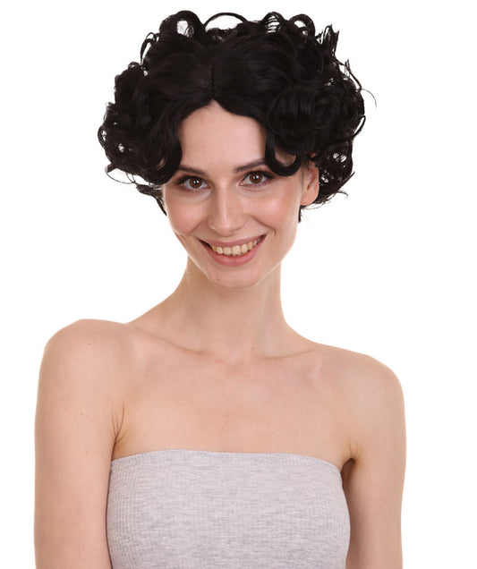 Wigs2you ハロウィンパーティ プレミアムレディース H-2021 着用しやすく とても快適 40年代のベティブラックウィッグの経験