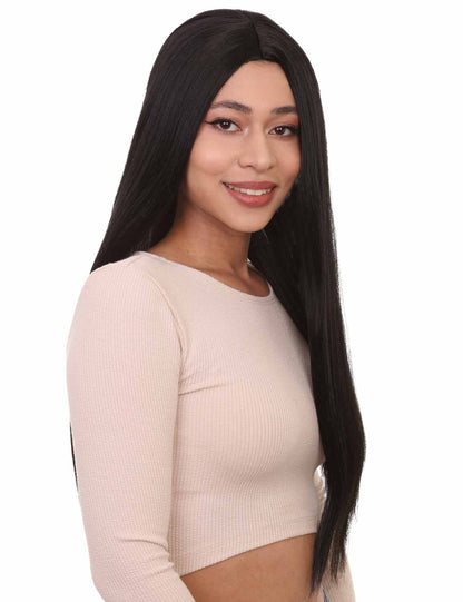 Wigs2you ハロウィンパーティープレミアム レディース H-683 ブラックウィッチウィッグ