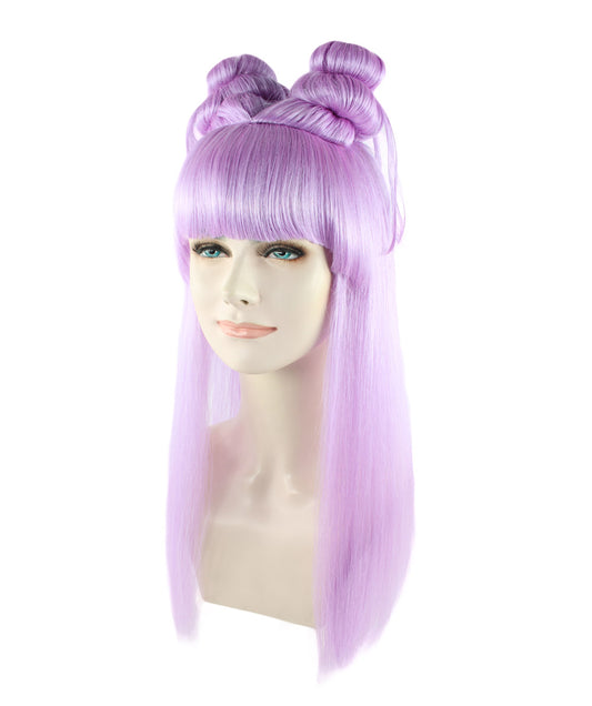 Wigs2you ハロウィン パーティー プレミアム レディース H-1208 快適なフィット感 Lt パープル アジアン プリンセス ウィッグ