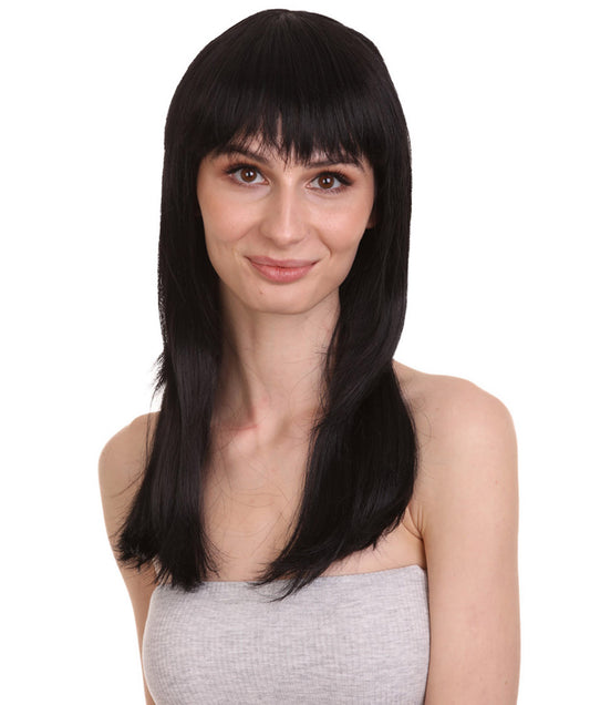 Wigs2you ハロウィン パーティー プレミアム レディース H-1055 とても快適なグラマー グリーン ウィッグ ブラック カラー