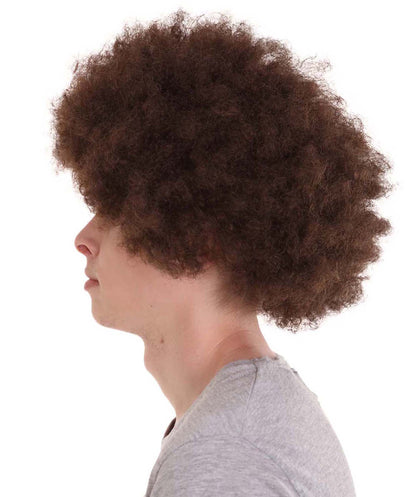 Wigs2you ハロウィンパーティープレミアム メンズ H-641 アフロブラウンカラーウィッグ