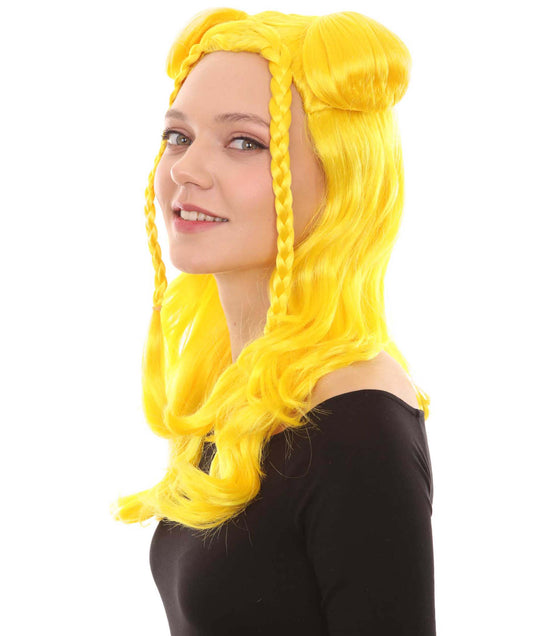 Wigs2you ハロウィンパーティープレミアムレディース H-1861 華やかに見えるイエローバンウィッグ