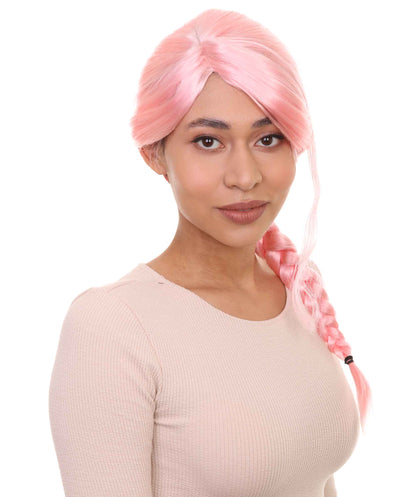 Wigs2you ハロウィン パーティー プレミアム レディース H-1173 とても快適な Lt ピンク編み込みウィッグ
