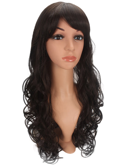 耐熱商品 ロングウィッグ ナチュラルウェーブで女の子らしいスタイルに 74cmで超ロング！ ウィッグネット付き W-519