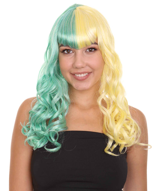 Wigs2youハロウィンパーティープレミアムレディースH-1933 着けやすい 非常に快適 ジョーカーガールウィッグ