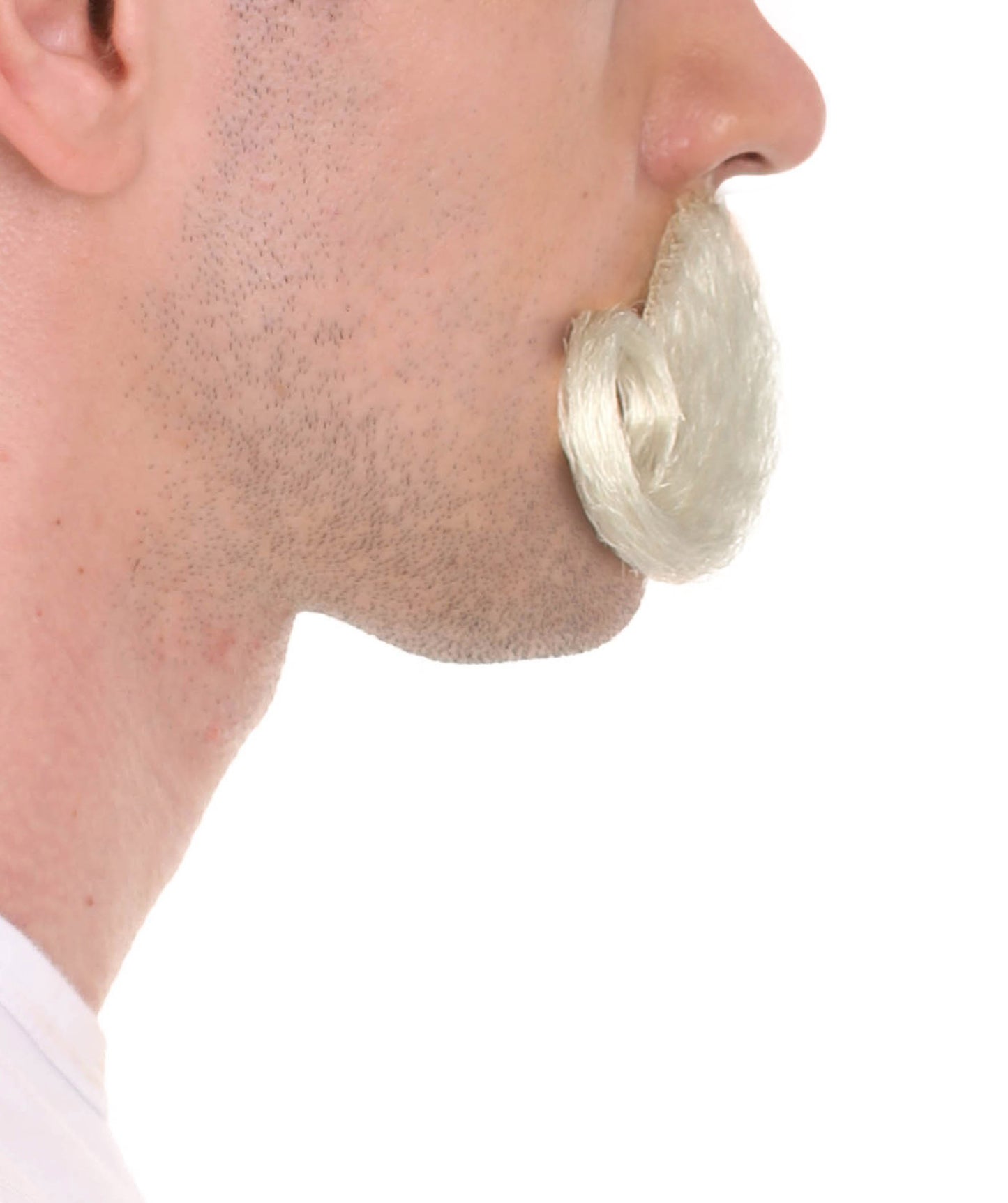 Wigs2you MU-029 最もスタイリッシュな口ひげセット | ライトグレーのコスプレ用ひげ