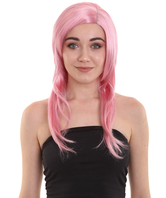 Wigs2you ハロウィン パーティー プレミアム H-945 3レイヤーのパーティー ガール ウィッグ Lt ピンク色