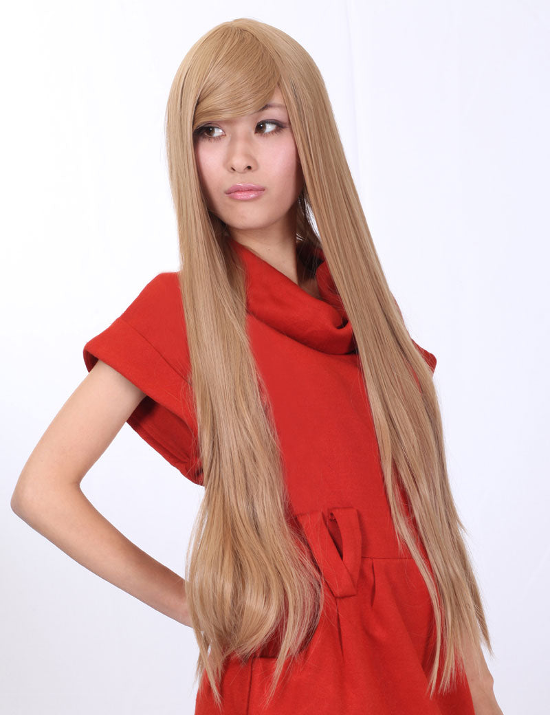 レディースファッション C-017 ロングストレート C-ダークネイビー コスプレ ヒートスタイルウィッグ