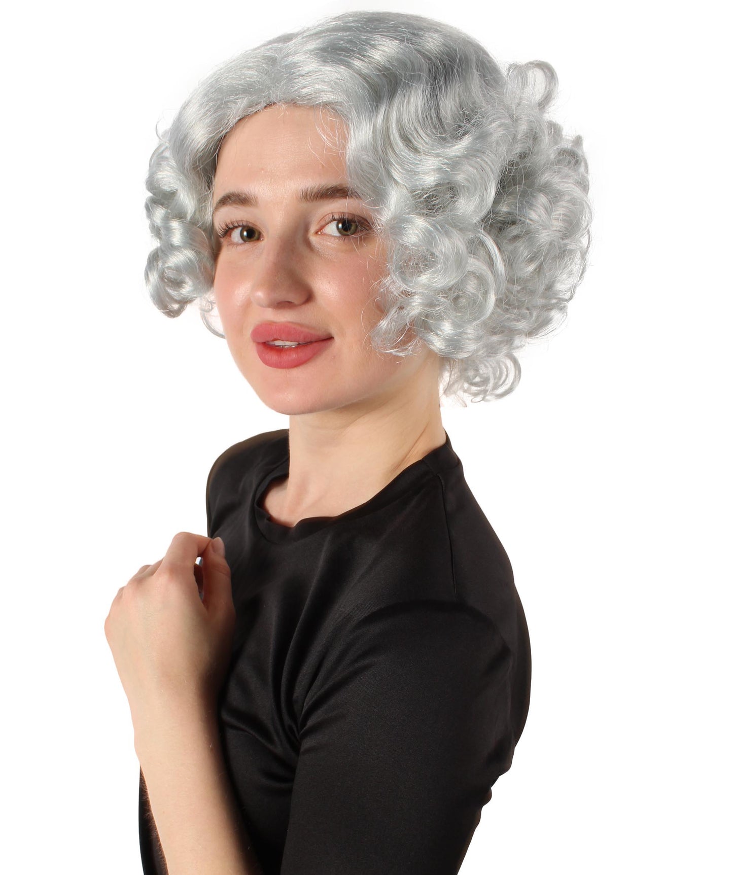 ハロウィンパーティプレミアムレディース H-5753 架空のアフリカ系アメリカ人の高齢女性のコメディキャラクターウィッグ