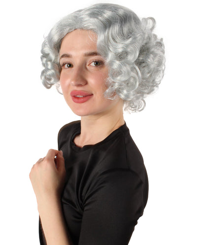 ハロウィンパーティプレミアムレディース H-5753 架空のアフリカ系アメリカ人の高齢女性のコメディキャラクターウィッグ