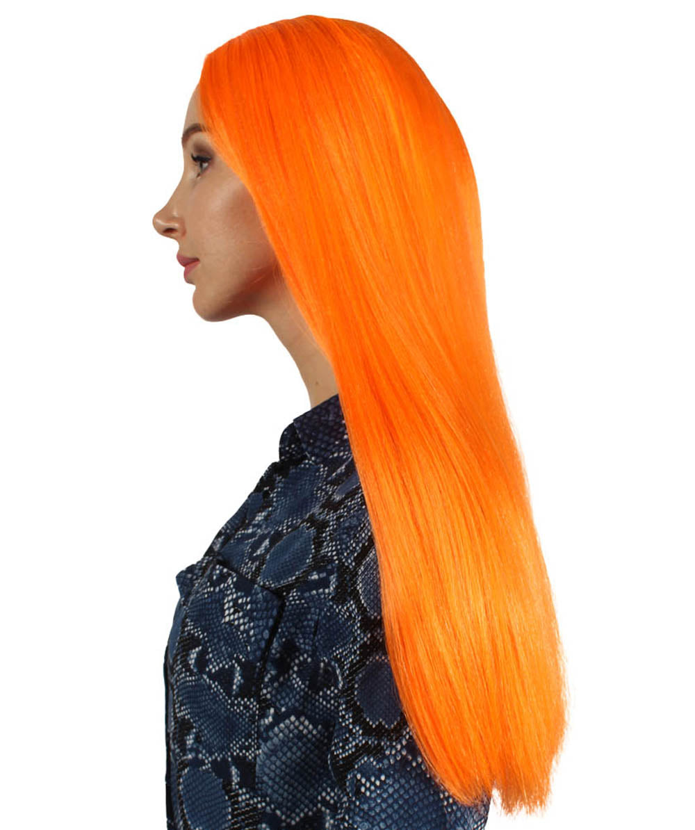 Wigs2you ハロウィンパーティープレミアム H-853 悪の花嫁 II 女性ウィッグ パンプキンオレンジ色