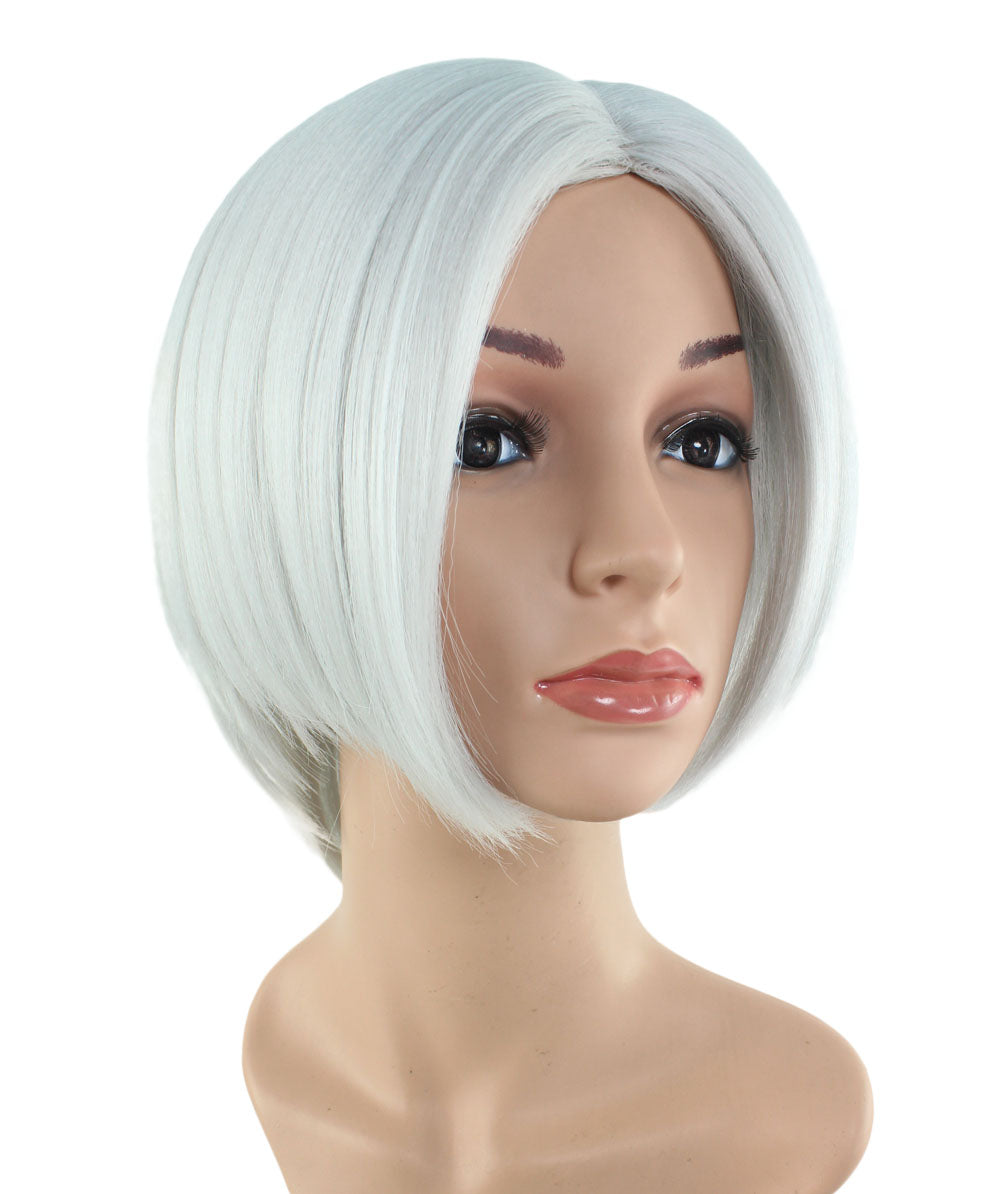 レディースファッション C-047 ショート C-ライトグレー コスプレ ヒートスタイルウィッグ