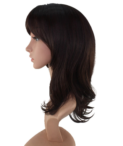エアリーカールが可愛い！ふわふわヘアで柔らかな女の子に  耐熱です ウィッグネット付き W-537
