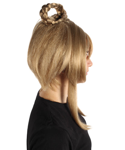 Wigs2you H-6921 アクションロールプレイングゲームキャラクター用ショートコスプレブロンドウィッグ I ハロウィンに最適 I 難燃性合成繊維