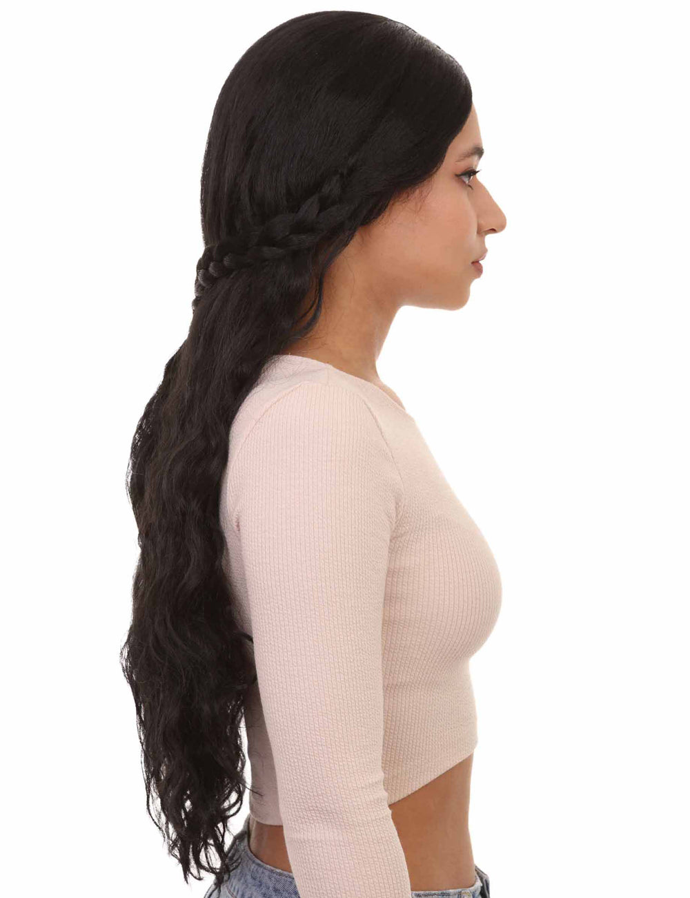 Gilded Goddess Wigs Collectionウィッグ コレクション | ロングレディースキャラクターコスプレハロウィンウィッグ | プレミアム通気性キャップレスキャップ H-368