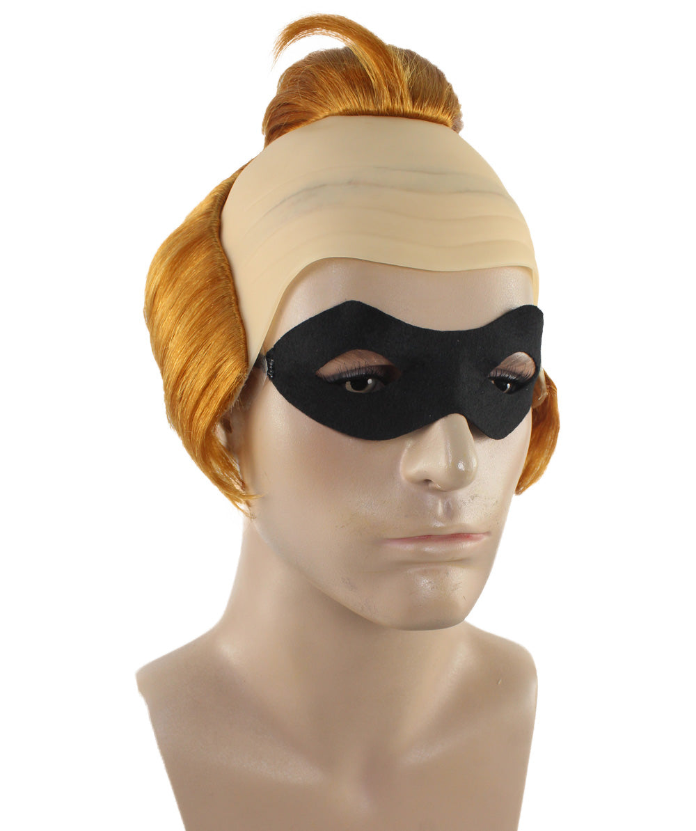 ハロウィンパーティ プレミアム 男性用 H-4407 「インクレディブル・ファミリー2」Mr.インクレディブルゴールデンブラウンウィッグとマスクセット