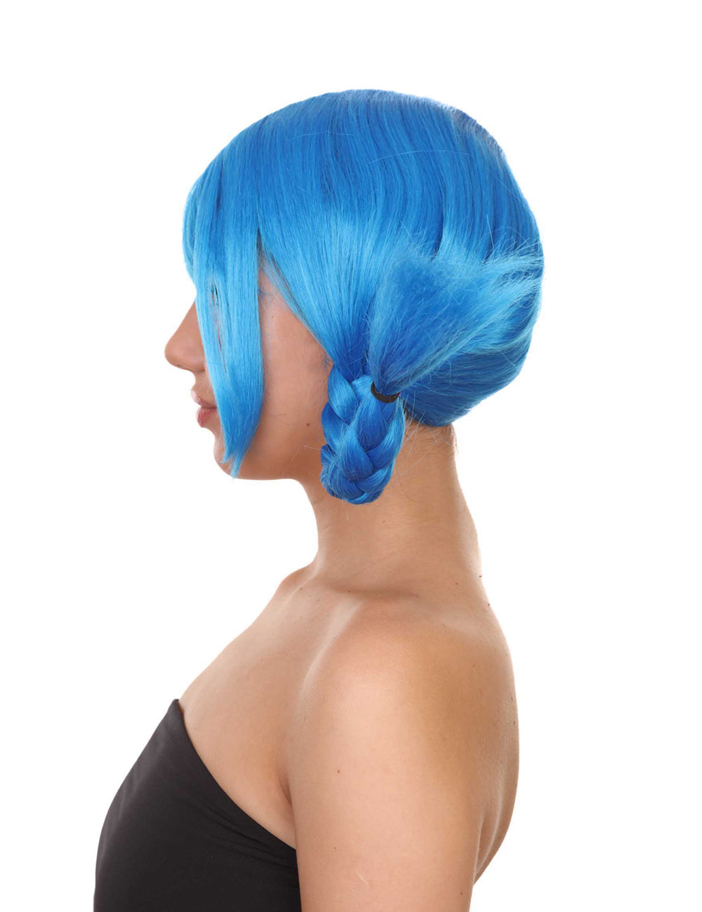 Wigs2you ハロウィンパーティープレミアムレディース H-1639 着用が簡単 とても快適 ピッピ ダークブルー