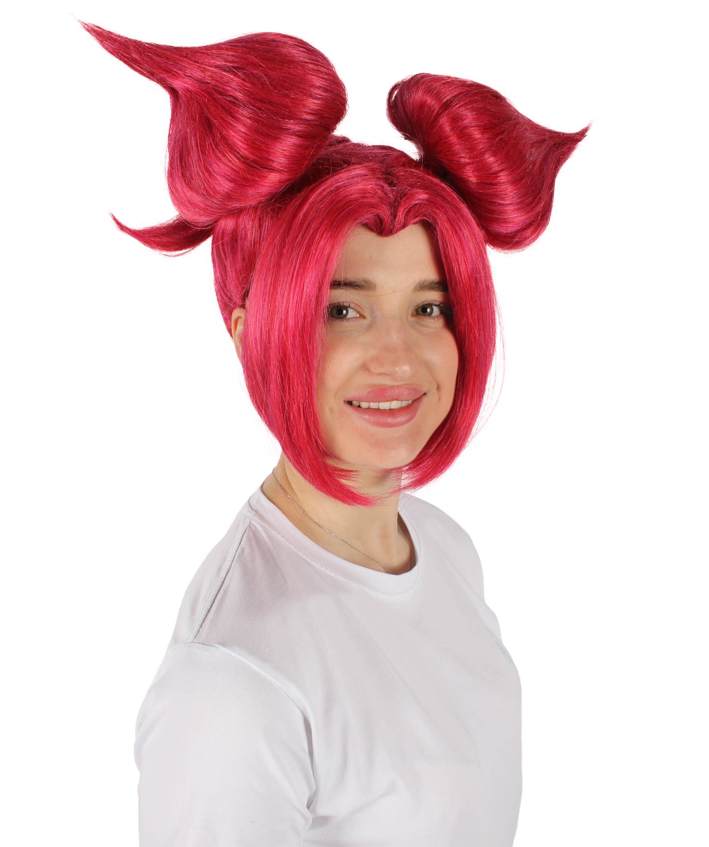 Wigs2you レンガ色ツイストポニーテールウィッグ H-6448 コスプレ＆ハロウィンコスチュームウィッグ I プレミアム合成繊維 通気性キャップ付き