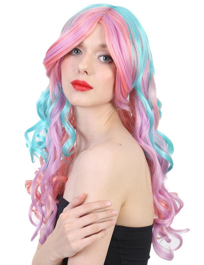 Wigs2you ハロウィンパーティー プレミアム レディース H-686 ファンタジーウィッグ マルチカラー