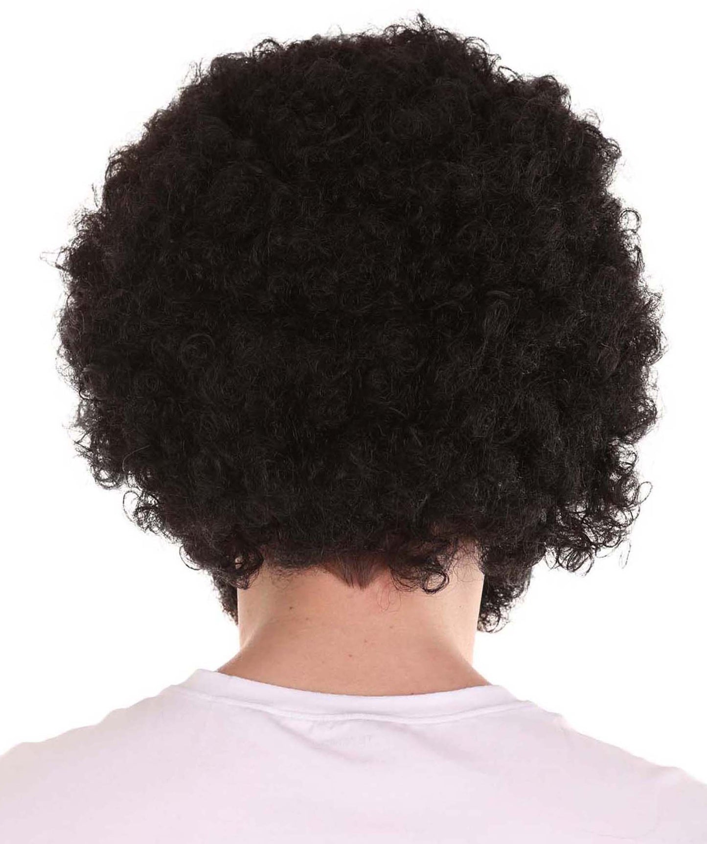 Wigs2you ハロウィンパーティー プレミアム メンズ H-637 ヒゲ＆アフロウィッグ ブラックカラー