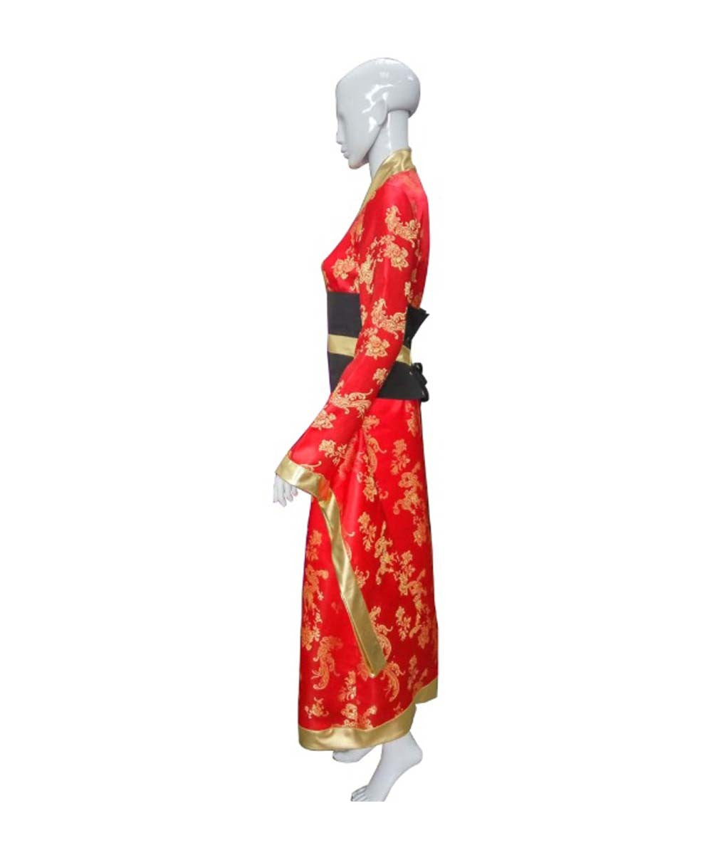 芸者さん風の全身コスチュームです！龍の柄がカッコ良くて
