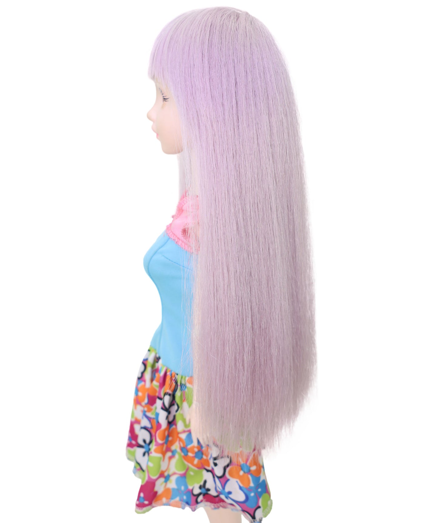 Wigs2you- B-206 ウィッグ _ 耐熱パステルピンク 13インチ レギュラー
