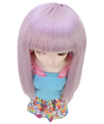 Wigs2you- B-206 ウィッグ _ 耐熱パステルピンク 13インチ レギュラー