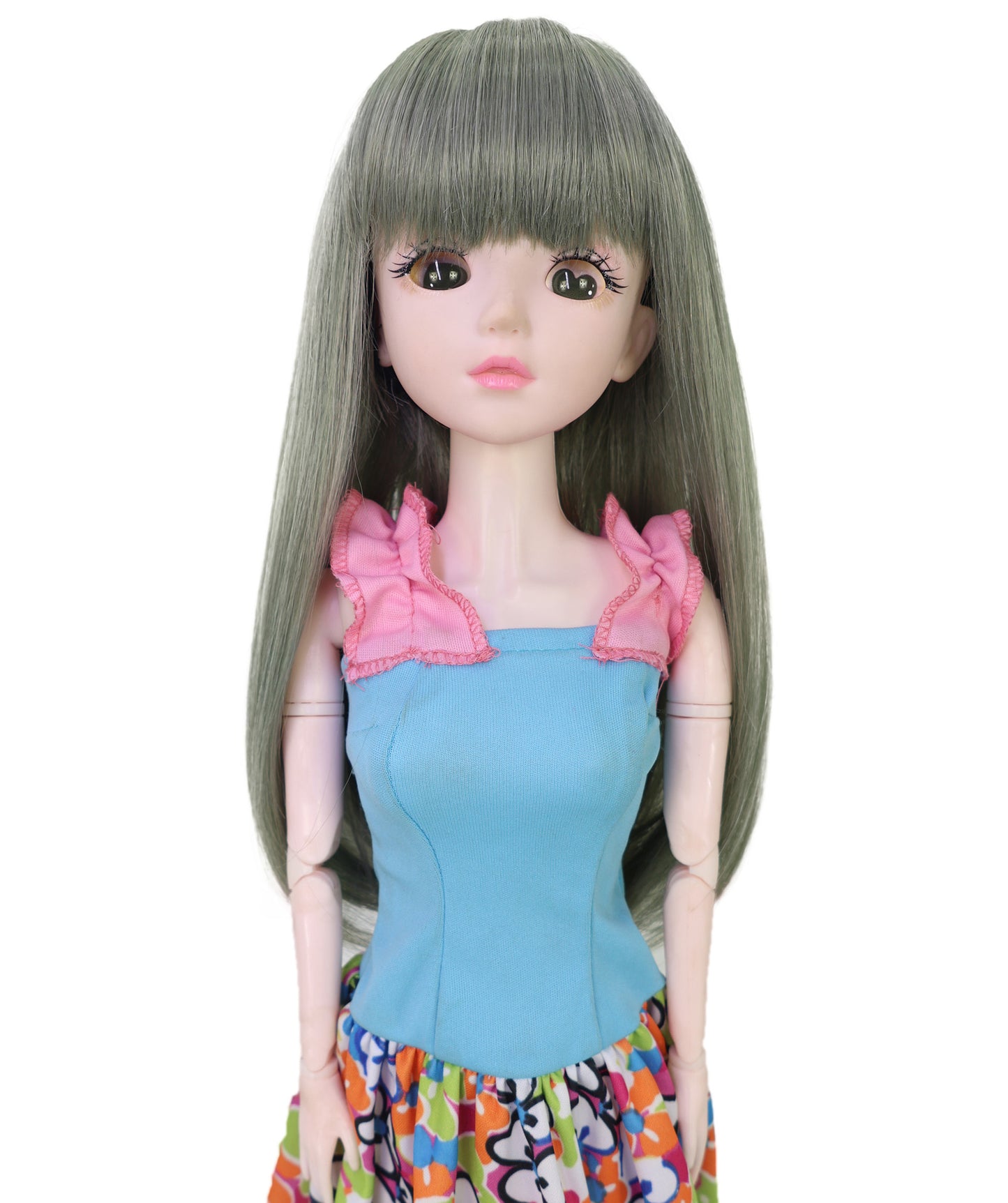 Wigs2you B-207 ウィッグ _ 耐熱ダークグレー 22インチ レギュラー