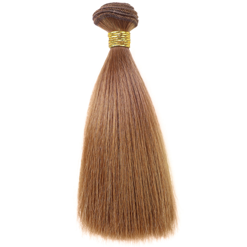 Wigs2you B-239 ドールヘアウィッグ 6インチ ヘアウェフト ストレート 合成繊維 カラーバリエーション BJDドール用 耐熱ファイバー ドール用ヘアパーツ アレンジ