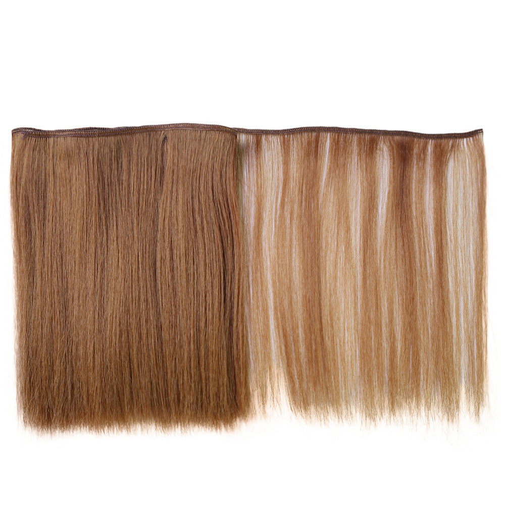 Wigs2you B-239 ドールヘアウィッグ 6インチ ヘアウェフト ストレート 合成繊維 カラーバリエーション BJDドール用 耐熱ファイバー ドール用ヘアパーツ アレンジ