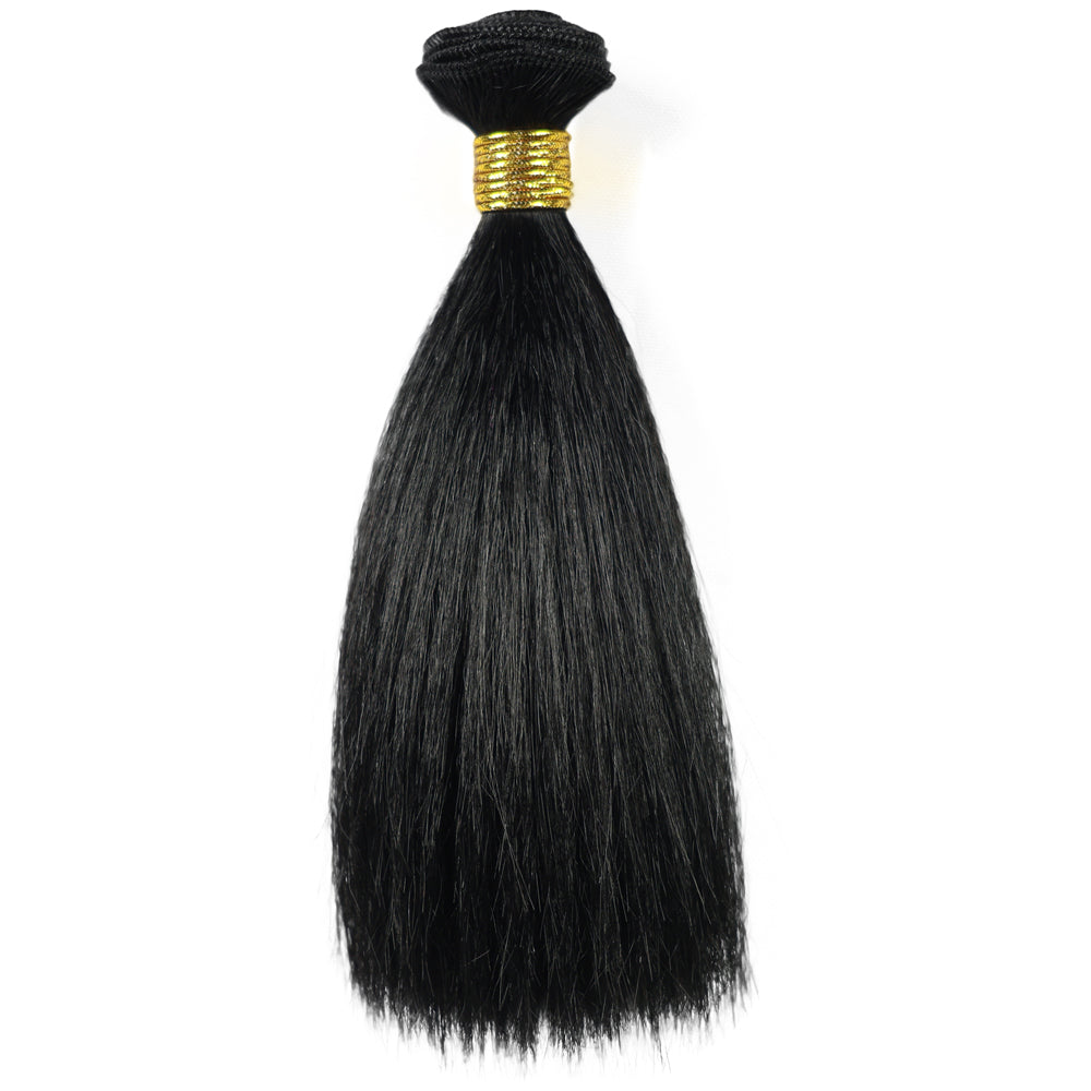 Wigs2you B-239 ドールヘアウィッグ 6インチ ヘアウェフト ストレート 合成繊維 カラーバリエーション BJDドール用 耐熱ファイバー ドール用ヘアパーツ アレンジ