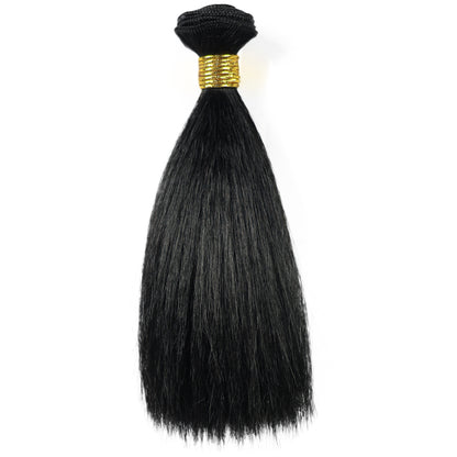 Wigs2you B-239 ドールヘアウィッグ 6インチ ヘアウェフト ストレート 合成繊維 カラーバリエーション BJDドール用 耐熱ファイバー ドール用ヘアパーツ アレンジ