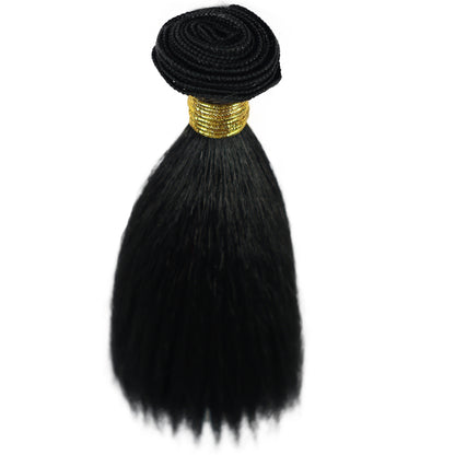 Wigs2you B-239 ドールヘアウィッグ 6インチ ヘアウェフト ストレート 合成繊維 カラーバリエーション BJDドール用 耐熱ファイバー ドール用ヘアパーツ アレンジ