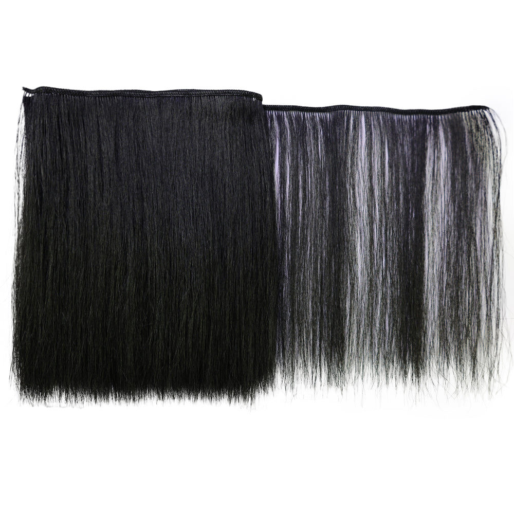 Wigs2you B-239 ドールヘアウィッグ 6インチ ヘアウェフト ストレート 合成繊維 カラーバリエーション BJDドール用 耐熱ファイバー ドール用ヘアパーツ アレンジ
