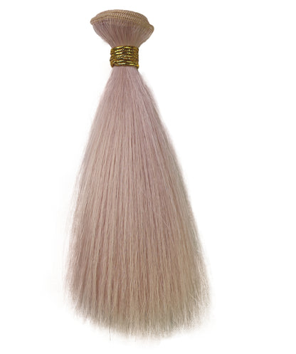 Wigs2you B-239 ドールヘアウィッグ 6インチ ヘアウェフト ストレート 合成繊維 カラーバリエーション BJDドール用 耐熱ファイバー ドール用ヘアパーツ アレンジ