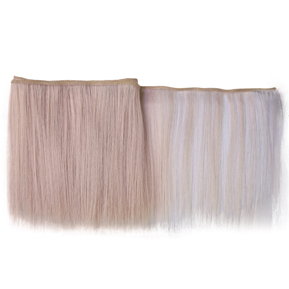 Wigs2you B-239 ドールヘアウィッグ 6インチ ヘアウェフト ストレート 合成繊維 カラーバリエーション BJDドール用 耐熱ファイバー ドール用ヘアパーツ アレンジ