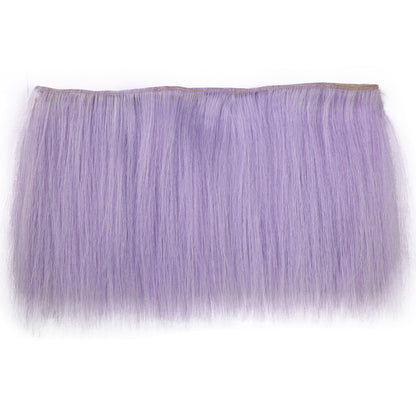 Wigs2you B-239 ドールヘアウィッグ 6インチ ヘアウェフト ストレート 合成繊維 カラーバリエーション BJDドール用 耐熱ファイバー ドール用ヘアパーツ アレンジ