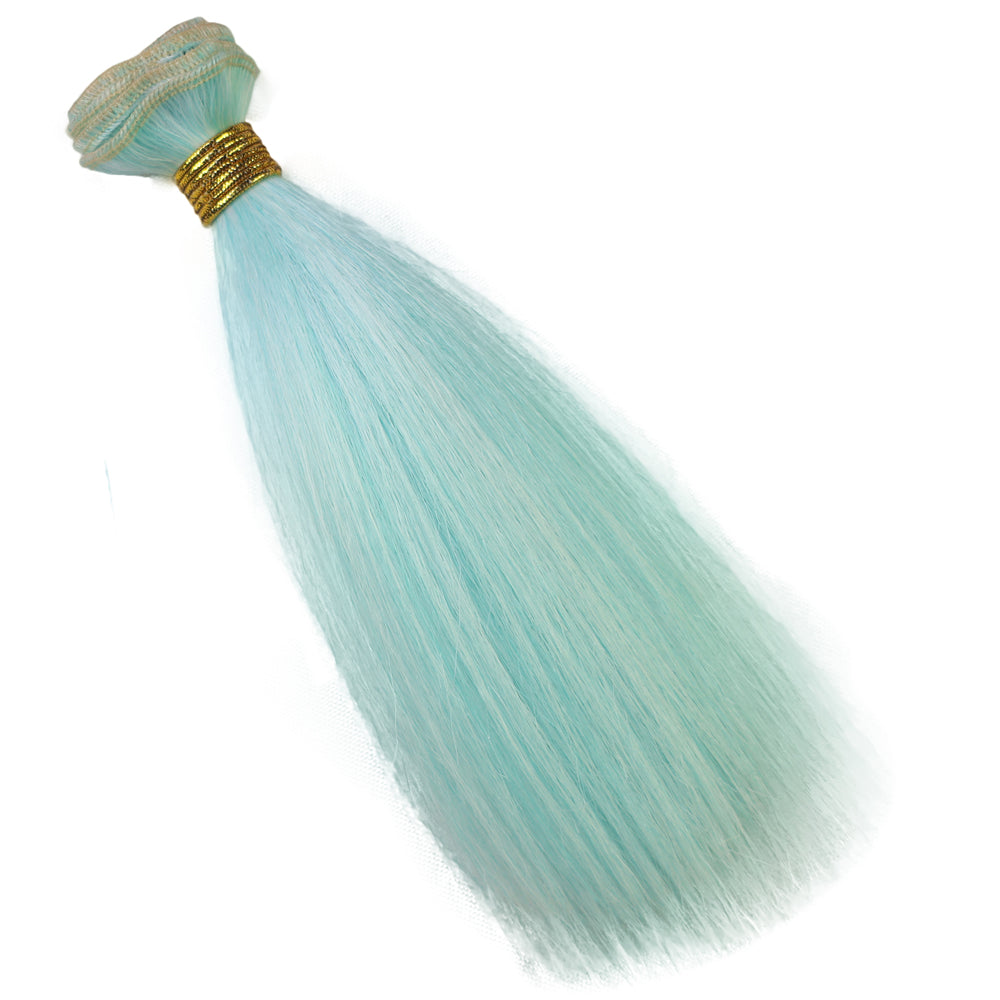 Wigs2you B-239 ドールヘアウィッグ 6インチ ヘアウェフト ストレート 合成繊維 カラーバリエーション BJDドール用 耐熱ファイバー ドール用ヘアパーツ アレンジ