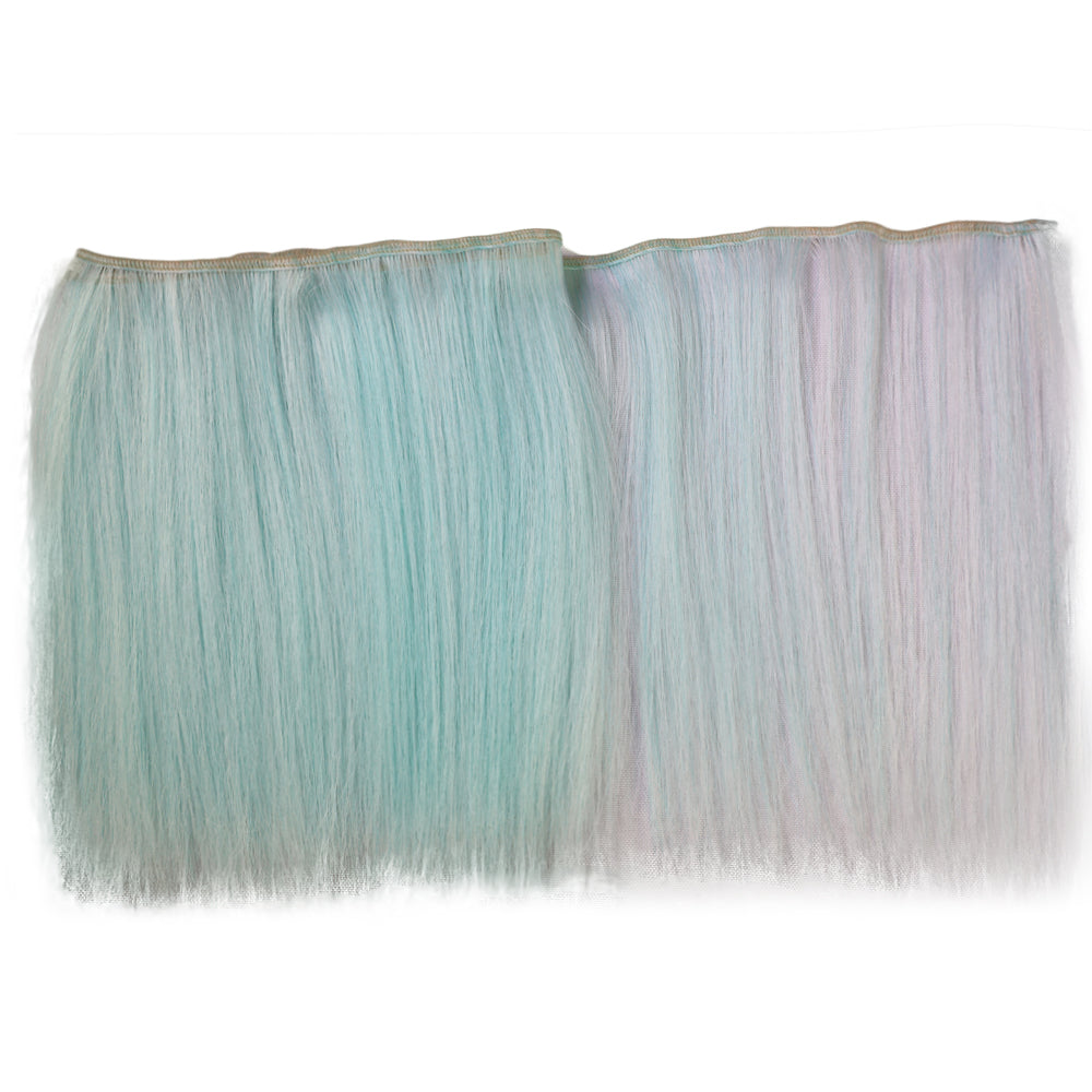 Wigs2you B-239 ドールヘアウィッグ 6インチ ヘアウェフト ストレート 合成繊維 カラーバリエーション BJDドール用 耐熱ファイバー ドール用ヘアパーツ アレンジ
