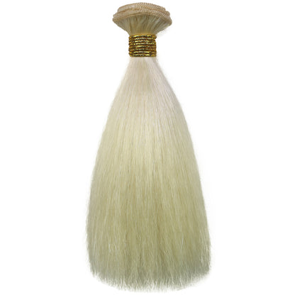 Wigs2you B-239 ドールヘアウィッグ 6インチ ヘアウェフト ストレート 合成繊維 カラーバリエーション BJDドール用 耐熱ファイバー ドール用ヘアパーツ アレンジ