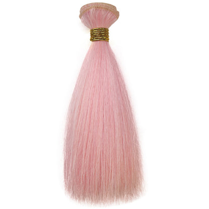 Wigs2you B-239 ドールヘアウィッグ 6インチ ヘアウェフト ストレート 合成繊維 カラーバリエーション BJDドール用 耐熱ファイバー ドール用ヘアパーツ アレンジ