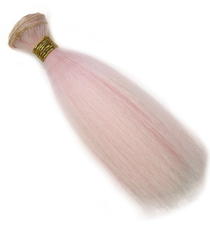 Wigs2you B-239 ドールヘアウィッグ 6インチ ヘアウェフト ストレート 合成繊維 カラーバリエーション BJDドール用 耐熱ファイバー ドール用ヘアパーツ アレンジ