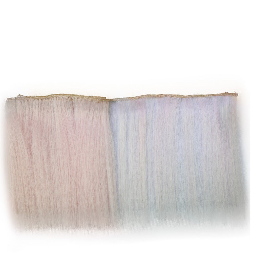 Wigs2you B-239 ドールヘアウィッグ 6インチ ヘアウェフト ストレート 合成繊維 カラーバリエーション BJDドール用 耐熱ファイバー ドール用ヘアパーツ アレンジ