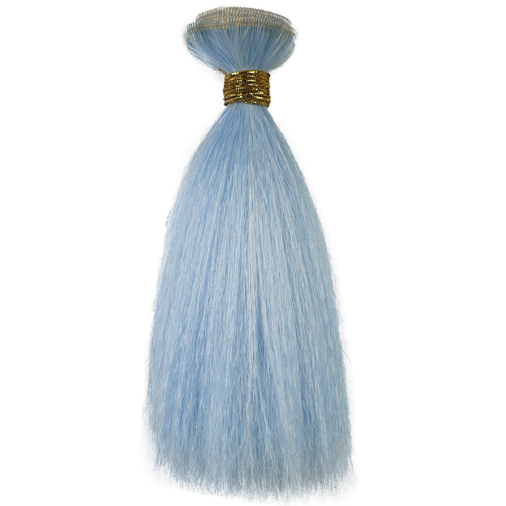 Wigs2you B-239 ドールヘアウィッグ 6インチ ヘアウェフト ストレート 合成繊維 カラーバリエーション BJDドール用 耐熱ファイバー ドール用ヘアパーツ アレンジ
