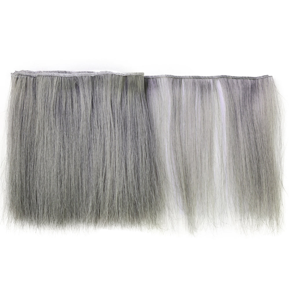Wigs2you B-239 ドールヘアウィッグ 6インチ ヘアウェフト ストレート 合成繊維 カラーバリエーション BJDドール用 耐熱ファイバー ドール用ヘアパーツ アレンジ