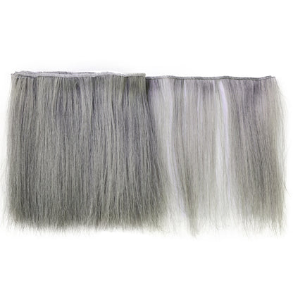 Wigs2you B-239 ドールヘアウィッグ 6インチ ヘアウェフト ストレート 合成繊維 カラーバリエーション BJDドール用 耐熱ファイバー ドール用ヘアパーツ アレンジ