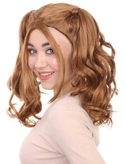 Wigs2you ハロウィンパーティー プレミアム レディース H-766 ドリー ピグテール ウィッグ LLT ブラウンカラー