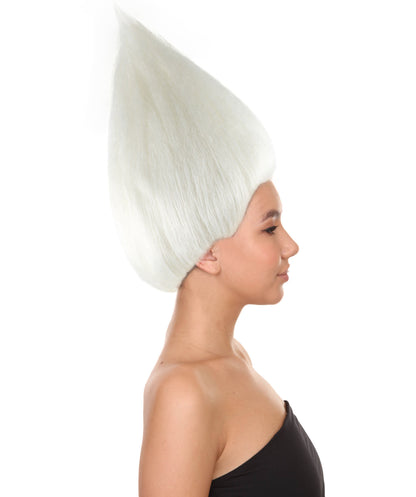 Wigs2you ハロウィンパーティープレミアム H-1787 華やかに見える女性用コスプレウィッグ ホワイトトロールズスタイル